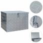 Preview: ARDEBO.de - Aluminiumkiste 610 x 430 x 455 mm Silbern