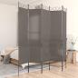 Preview: ARDEBO.de - 5-tlg. Paravent Anthrazit 200x200 cm Stoff