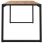 Preview: Gartentisch mit Beinen in U-Form 140×80×75 cm Massivholz Akazie