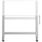 Preview: Werkbankgestell Verstellbar 2 Stk. Metall 85x(69-95,5) cm Grau