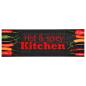 Preview: ARDEBO.de - Küchenteppich Waschbar Hot & Spicy 60x300 cm