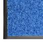 Preview: Fußmatte Waschbar Blau 120x180 cm