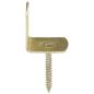 Preview: Flechtzaunhalter 48 Stk. L-Form Verzinktes Metall
