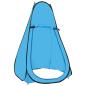 Preview: Pop-Up Duschzelt Blau