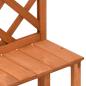 Preview: Blumentreppe mit Rankgitter 70x42x115 cm Massivholz Tanne