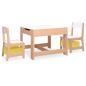 Preview: Kindertisch mit 2 Stühlen MDF