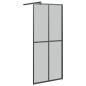 Preview: Duschwand für Walk-in Dusche 80x195 cm Dunkles Sicherheitsglas