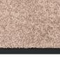 Preview: Fußmatte Beige 60x80 cm
