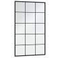 Preview: Wandspiegel 6 Stk. Schwarz 100x60 cm Metall