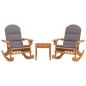 Preview: 3-tlg. Garten-Lounge-Set Adirondack Massivholz Akazie