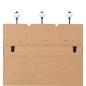 Preview: Wandgarderobe mit 6 Haken 120 x 40 cm "LIVE LIFE"