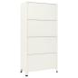 Preview: Schließfachschrank Grau und Blau 90x45x180 cm Stahl
