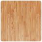 Preview: Tischplatte Quadratisch Hellbraun 70x70x2,5cm Behandelte Eiche