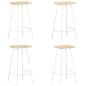 Preview: ARDEBO.de - Barhocker 4 Stk. Mango Massivholz