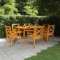 Preview: ARDEBO.de - Gartentisch 160x90x75 cm Massivholz Akazie
