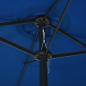 Preview: Sonnenschirm mit Aluminium-Mast 460x270 cm Blau