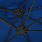 Preview: Sonnenschirm mit Aluminium-Mast 460x270 cm Blau