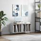 Preview: ARDEBO.de - Plattenschrank Grau Sonoma 100x38x48 cm Holzwerkstoff