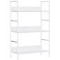 Preview: Bücherregal 3 Regalböden Weiß 60×27,6×90,5 cm Holzwerkstoff