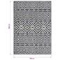 Preview: Outdoor-Teppich Flachgewebe 160x230 cm Blau Gestreift