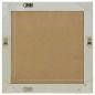 Preview: Wandspiegel im Barock-Stil 60 x 60 cm Silbern