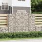 Preview: ARDEBO.de - Gabione mit Hochbogen 200x30x160/180 cm Verzinktes Eisen