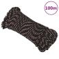 Preview: ARDEBO.de - Bootsseil Schwarz 4 mm 100 m Polypropylen