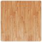 Preview: Tischplatte Quadratisch Hellbraun 90x90x2,5cm Behandelte Eiche