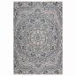 Preview: ARDEBO.de - Outdoor-Teppich Flachgewebe 160x230 cm Blaues Muster