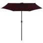 Preview: Sonnenschirm mit Aluminium-Mast 270x246 cm Bordeauxrot
