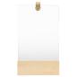 Preview: ARDEBO.de - Wandspiegel Kiefer Massivholz 23x39,5 cm