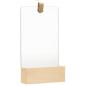 Preview: Wandspiegel Kiefer Massivholz 23x39,5 cm
