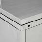 Preview: Mülltonnenbox für 1 Tonne 240 L Edelstahl