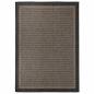 Preview: ARDEBO.de - Outdoor-Teppich Flachgewebe 140x200 cm Dunkelbraun