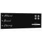 Preview: ARDEBO.de - Magnettafel Wandmontage Glas 60 x 20 cm