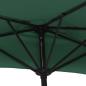 Preview: Balkon-Sonnenschirm mit Alu-Mast Grün 270x144 cm Halbrund