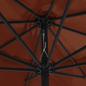 Preview: Sonnenschirm mit Metall-Mast 390 cm Terrakotta