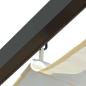 Preview: Pergola mit Versenkbarem Dach Cremeweiß 3x3 m Stahl