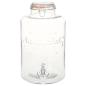 Preview: Wasserspender XXL mit Zapfhahn Transparent 8 L Glas