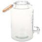 Preview: Wasserspender XXL mit Zapfhahn Transparent 8 L Glas