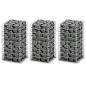 Preview: ARDEBO.de - Gabionen-Set 3-tlg. Verzinkter Draht 25×25×50 cm