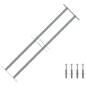 Preview: ARDEBO.de - Fenstergitter Verstellbar mit 2 Querstäben 700-1050 mm