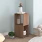 Preview: ARDEBO.de - Drehregal Sonoma-Eiche 34,5x34,5x75,5 cm Holzwerkstoff