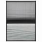 Preview: Insektenschutz-Plissee für Fenster Alu 80x120 cm mit Jalousie