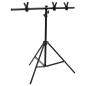 Preview: Hintergrundst?nder T-Form Schwarz 91x60x(70-200) cm