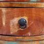 Preview: Beistellschrank mit 3 Schubladen Altholz Massiv