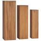 Preview: ARDEBO.de - 3-tlg. Pflanzenständer-Set Massivholz Teak