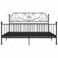 Preview: Bettgestell Schwarz Metall 180x200 cm