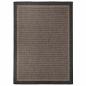 Preview: ARDEBO.de - Outdoor-Teppich Flachgewebe 200x280 cm Dunkelbraun