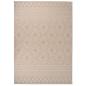 Preview: ARDEBO.de - Outdoor-Teppich Flachgewebe 140x200 cm Braun Gestreift